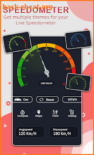GPS Speedometer: Compass, Maps & Tracks screenshot