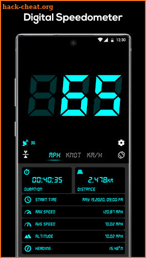 GPS Speedometer-Digital and live Map tracking ,HUD screenshot