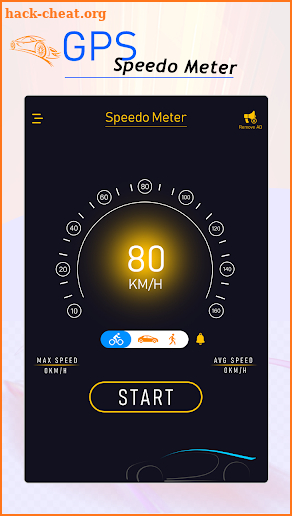 GPS Speedometer Digital Free: HUD Display Odometer screenshot