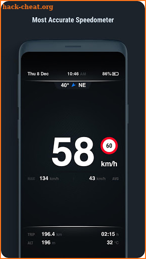 GPS Speedometer for Car screenshot