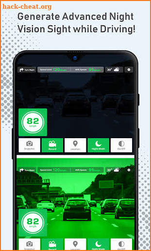 GPS Speedometer Night Vision Dash Cam: Speed Limit screenshot