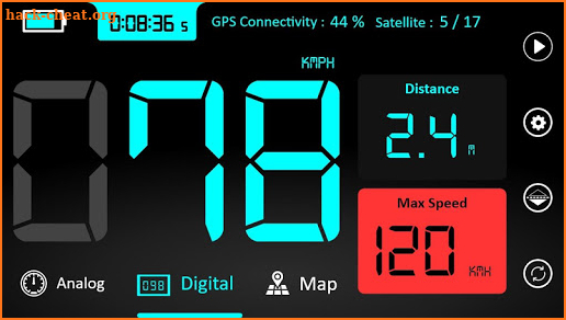 GPS Speedometer : Odometer and Speed Tracker App screenshot