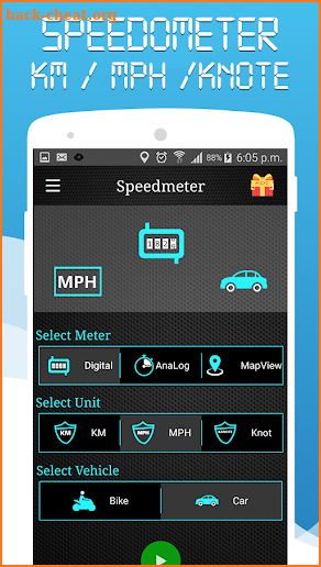 GPS Speedometer- Odometer: HUD Display Trip Meter screenshot