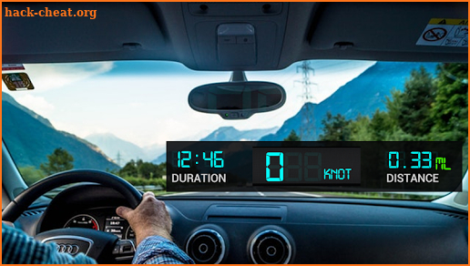 GPS Speedometer : Trip Meter HUD Display screenshot