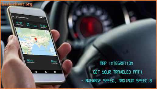 GPS Speedometer : Trip Meter HUD Display screenshot