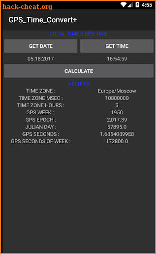 GPS Time Converter + screenshot
