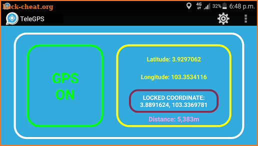 GPS To Telegram Messenger screenshot