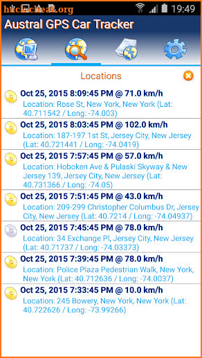 GPS Tracker Car TK SMS Full screenshot