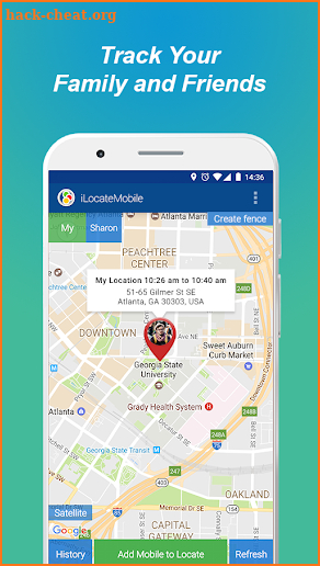 GPS Tracker - iLocateMobile screenshot