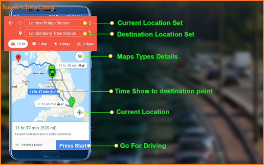 Gps Trip Route Finder & Satellite 360 Live Maps screenshot