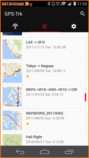 GPS-Trk screenshot
