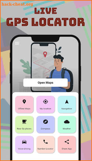 Gps Voice Map Navigator screenshot