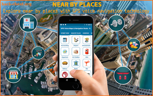 GPS Voice Maps & Navigation Route - Path Finder screenshot