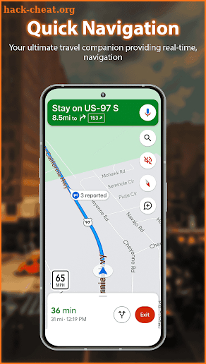 GPS Voice Navigation Live Map screenshot