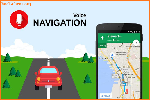 GPS Voice Navigation Route Finder screenshot