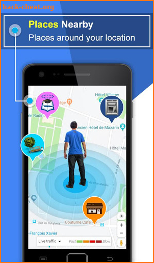 GPS Voice Navigation Route Finder- Speedometer screenshot