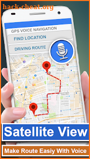 GPS Voice Street View: Voice Navigation,Speed Cam screenshot