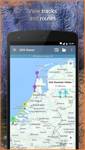 GPX Viewer - Tracks, Routes & Waypoints screenshot