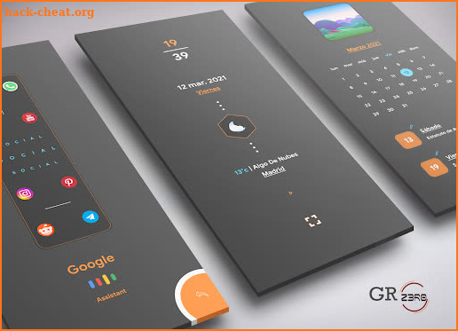 GR Z3R0 UI for Klwp screenshot