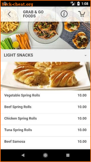 GRAB & GO FOODS screenshot