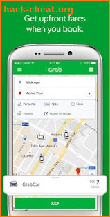 Grab - Cars, Bikes & Taxi Booking App screenshot