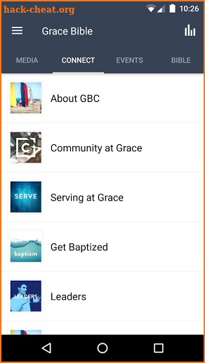 Grace Bible Church App screenshot