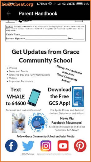 Grace Community School screenshot