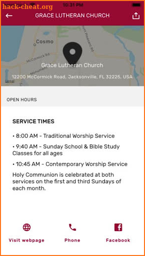 Grace Lutheran Church JAX screenshot