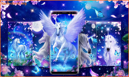 Graceful Unicorn Live Wallpaper screenshot