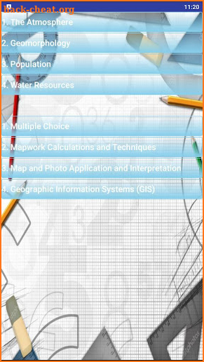 Grade 10 Geography Mobile Application screenshot