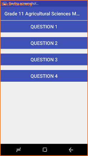 Grade 11 Agricultural Sciences Mobile Application screenshot
