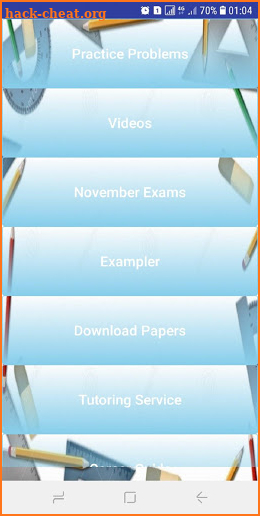 Grade 11 Mathematical Literacy Mobile Application screenshot