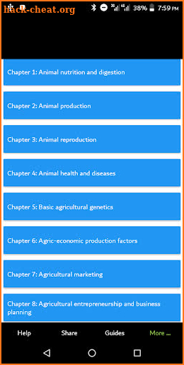 Grade 12 Agricultural Sciences screenshot