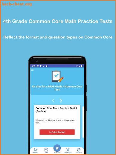 Grade 4 Common Core Math Test & Practice 2020 screenshot