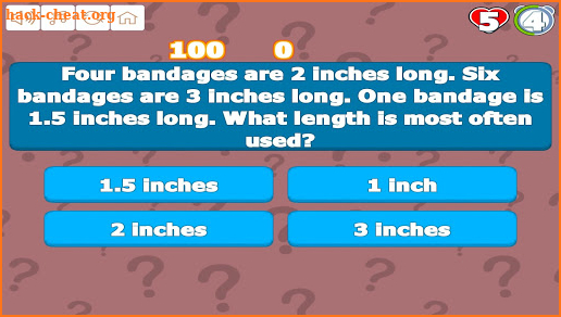 Grade 5 Math Trivia screenshot