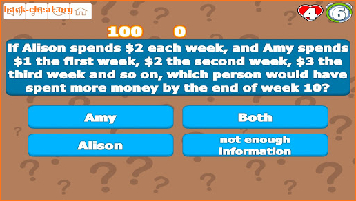 Grade 5 Math Trivia screenshot