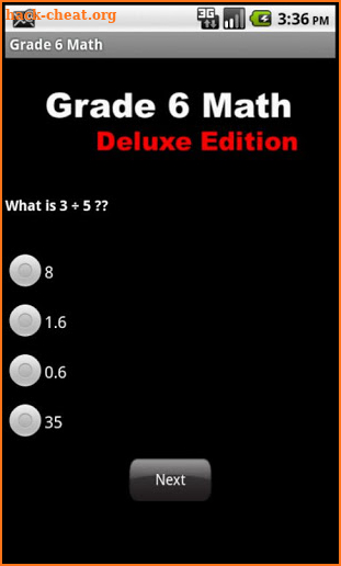 Grade 6 Math - Deluxe Edition screenshot
