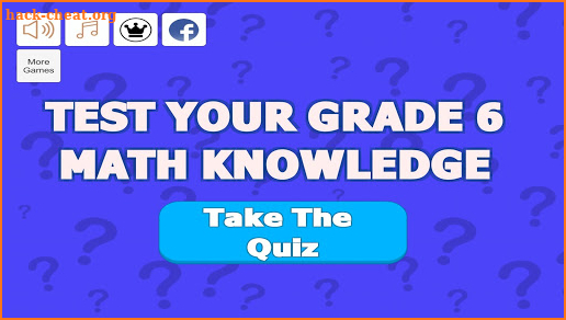 Grade 6 Math Trivia screenshot