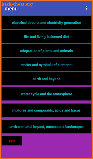 Grade 8 Natural Science Multiple Choice Quiz screenshot