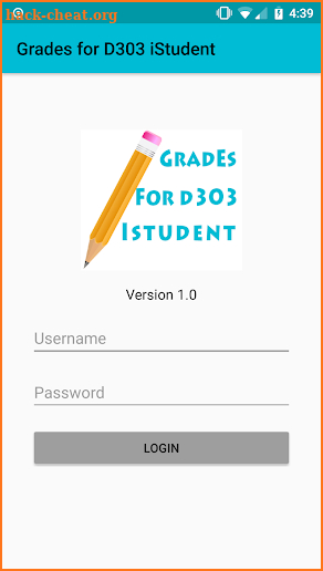 Grades for D303 iStudent screenshot