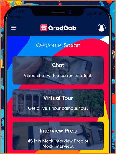 GradGab screenshot