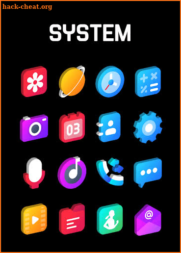 Gradient 3D - Icon Pack screenshot