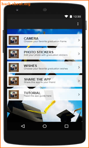 Graduation Photo Editor screenshot
