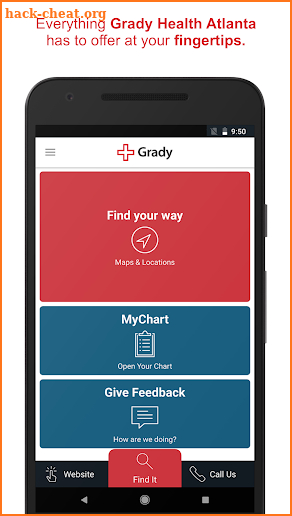 Grady Health screenshot