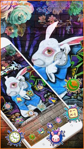 Graffiti Bunny Theme screenshot