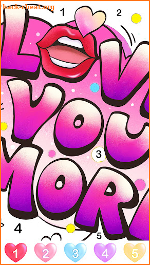 Graffiti Quote Color by number screenshot