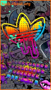 Graffiti Street Keyboard Theme screenshot