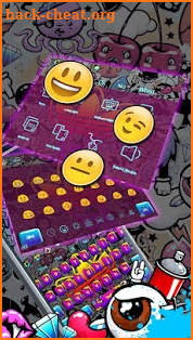 Graffiti Street Keyboard Theme screenshot