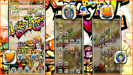 Graffiti Theme Launcher screenshot