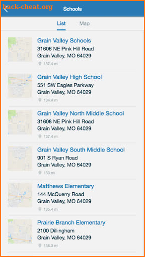 Grain Valley Schools screenshot